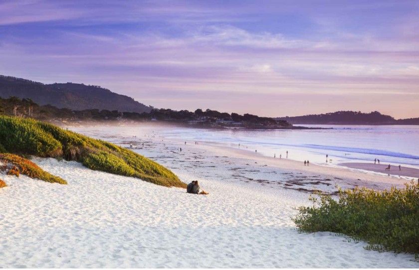 walk at Carmel Beach, one of California’s most photogenic stretches of sand
