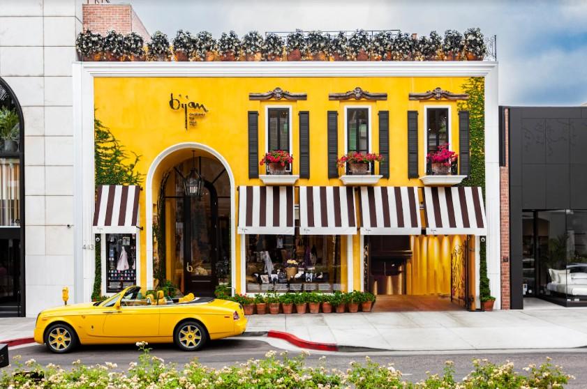 Snap a Pic at the House of Bijan (Yes, That Yellow Rolls-Royce)